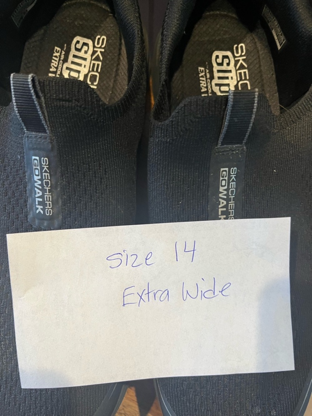Skechers GOwalk Men’s Slip-On Socks - Black